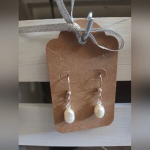 Elegant Pearl Drop Earrings